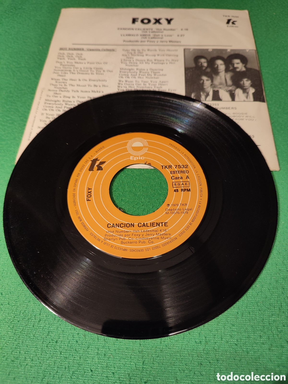 Discos de vinilo: Foxy - Canci&oacute;n caliente - Foto 2