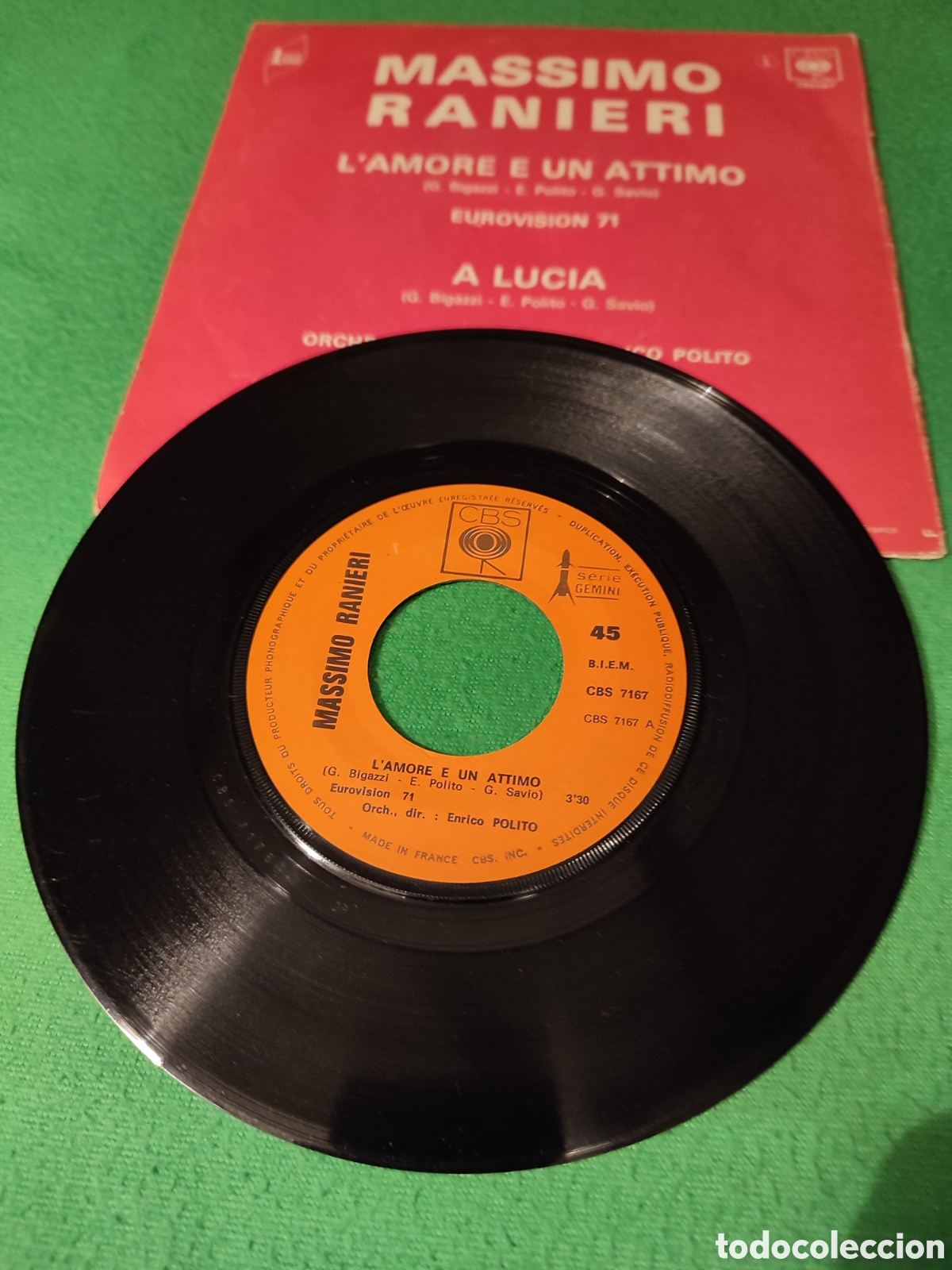 Discos de vinilo: Massimo Ranieri - Lamore e un attimo - Foto 2