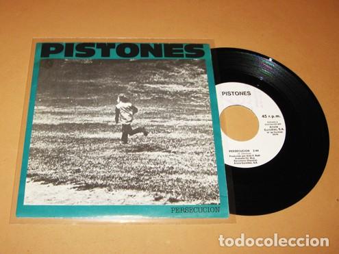 Discos de vinilo: PISTONES - PERSECUCION - PROMO SINGLE - 1984 - Foto 1