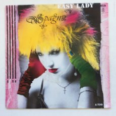 Discos de vinilo: SPAGNA ‎– EASY LADY / JEALOUSY , HOLANDA 1986 CBS