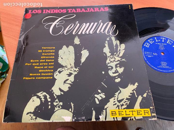 Discos de vinilo: INDIOS TABAJARAS (TERNURA) LP ESPA&Ntilde;A 1969 (B-42) - Foto 1