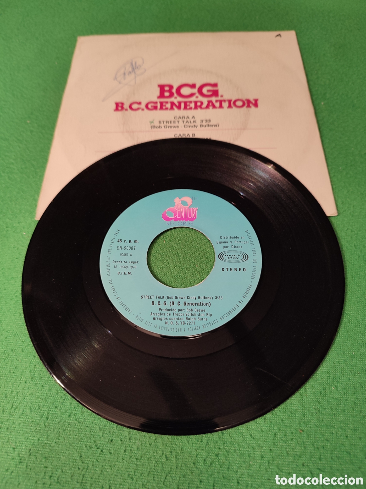 Discos de vinilo: B.C.Generation - Street Talk - Foto 2