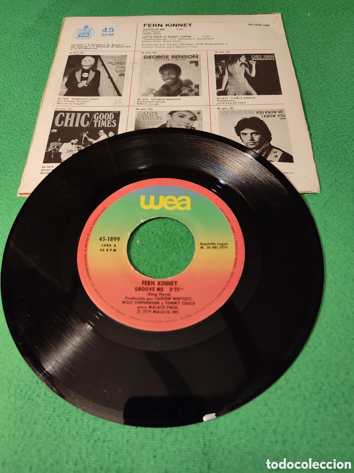 Discos de vinilo: Fern Kinney - Groove me - Foto 2