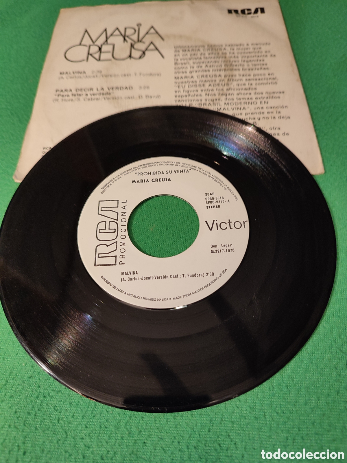 Discos de vinilo: Maria Creusa - Malvina - Foto 2