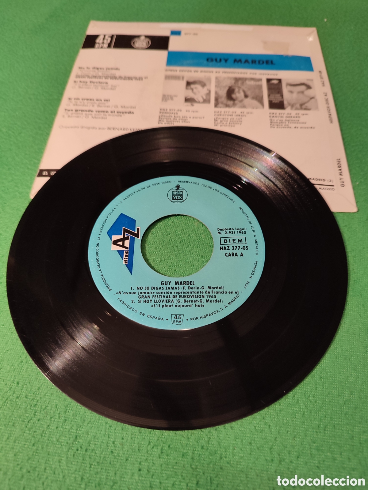 Discos de vinilo: Guy Mardel - No lo digas jam&aacute;s+ 3 - Foto 2