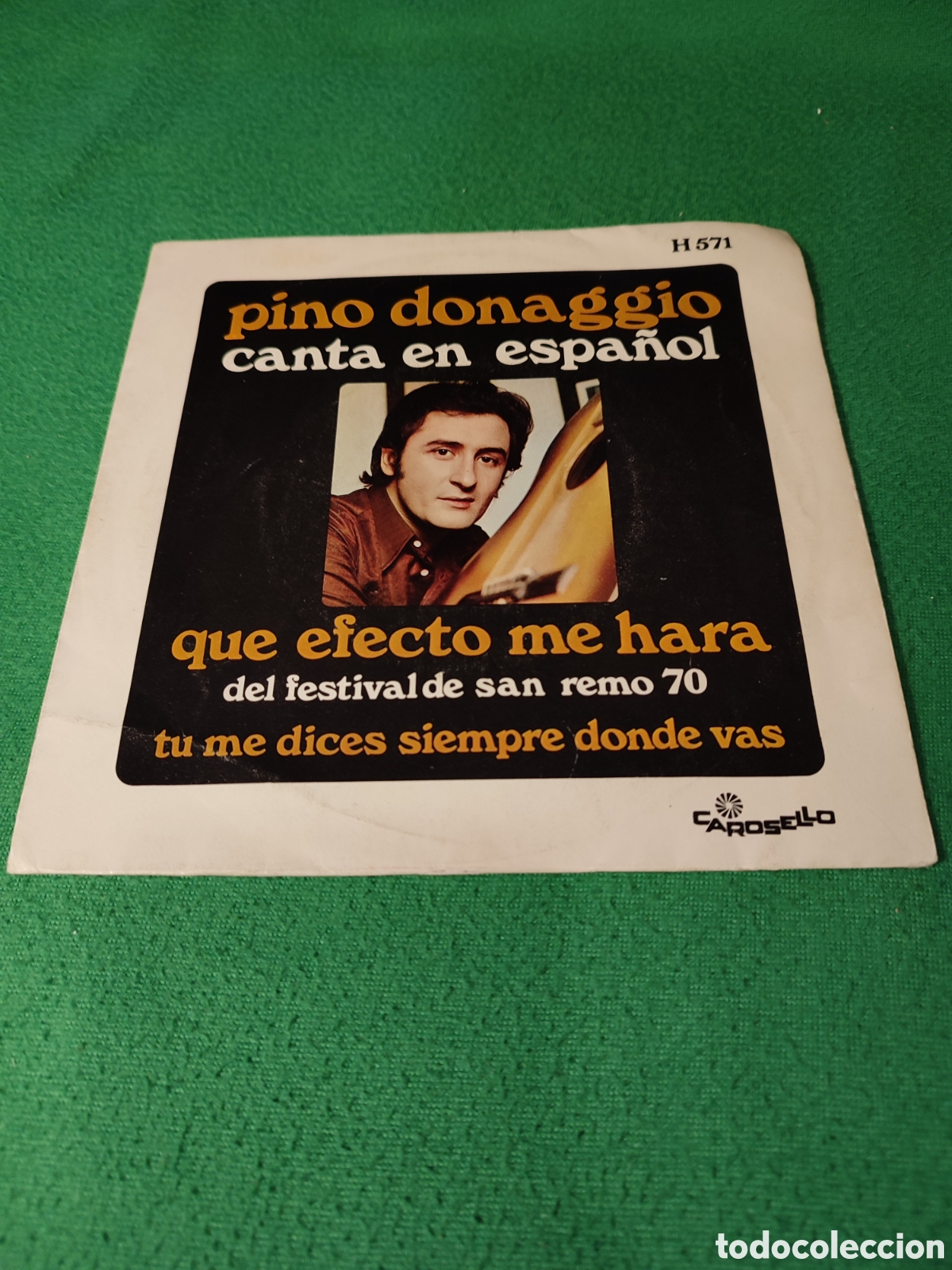 Discos de vinilo: Pino Donaggio - Que efecto me har&aacute; - Foto 1