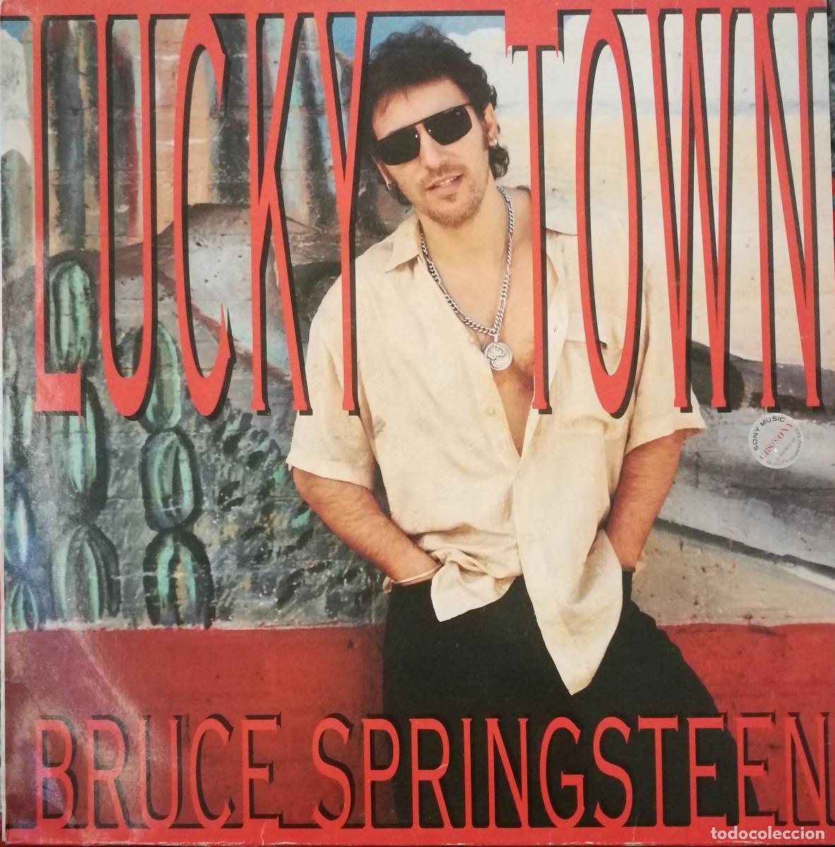 Discos de vinilo: disco vinilo . bruce springsteen - lucky Town - Foto 1