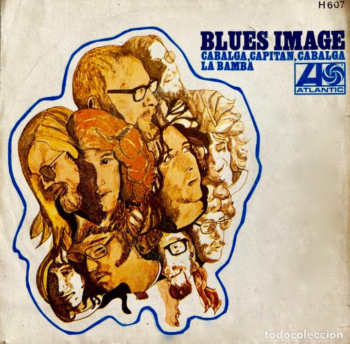 Discos de vinilo: BLUES IMAGE, CABALGA CAPIT&Aacute;N CABALGA. PORTADA DE SINGLE ESPA&Ntilde;A - Foto 1