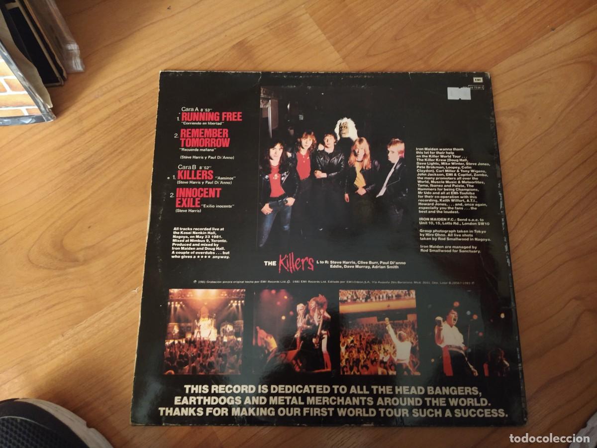 Discos de vinilo: IRON MAIDEN - MAIDEN JAPAN (MINI-LP) Spa - Foto 2
