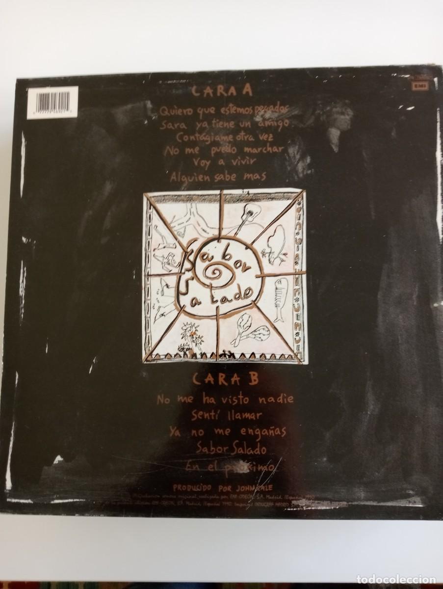 Discos de vinilo: Los Ronaldos &ndash; Sabor Salado 1990 lp insert - Foto 3