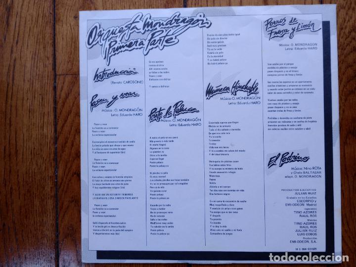 Discos de vinilo: Orquesta Mondrag&oacute;n - Mu&ntilde;eca hinchable - Foto 3
