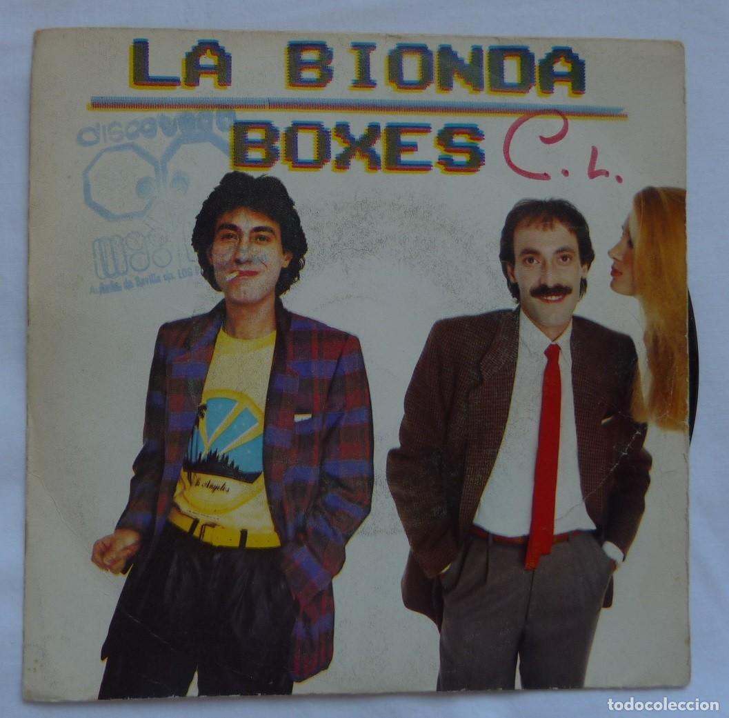 Discos de vinilo: LA BIONDA // BOXES // 1981 // SINGLE - Foto 1