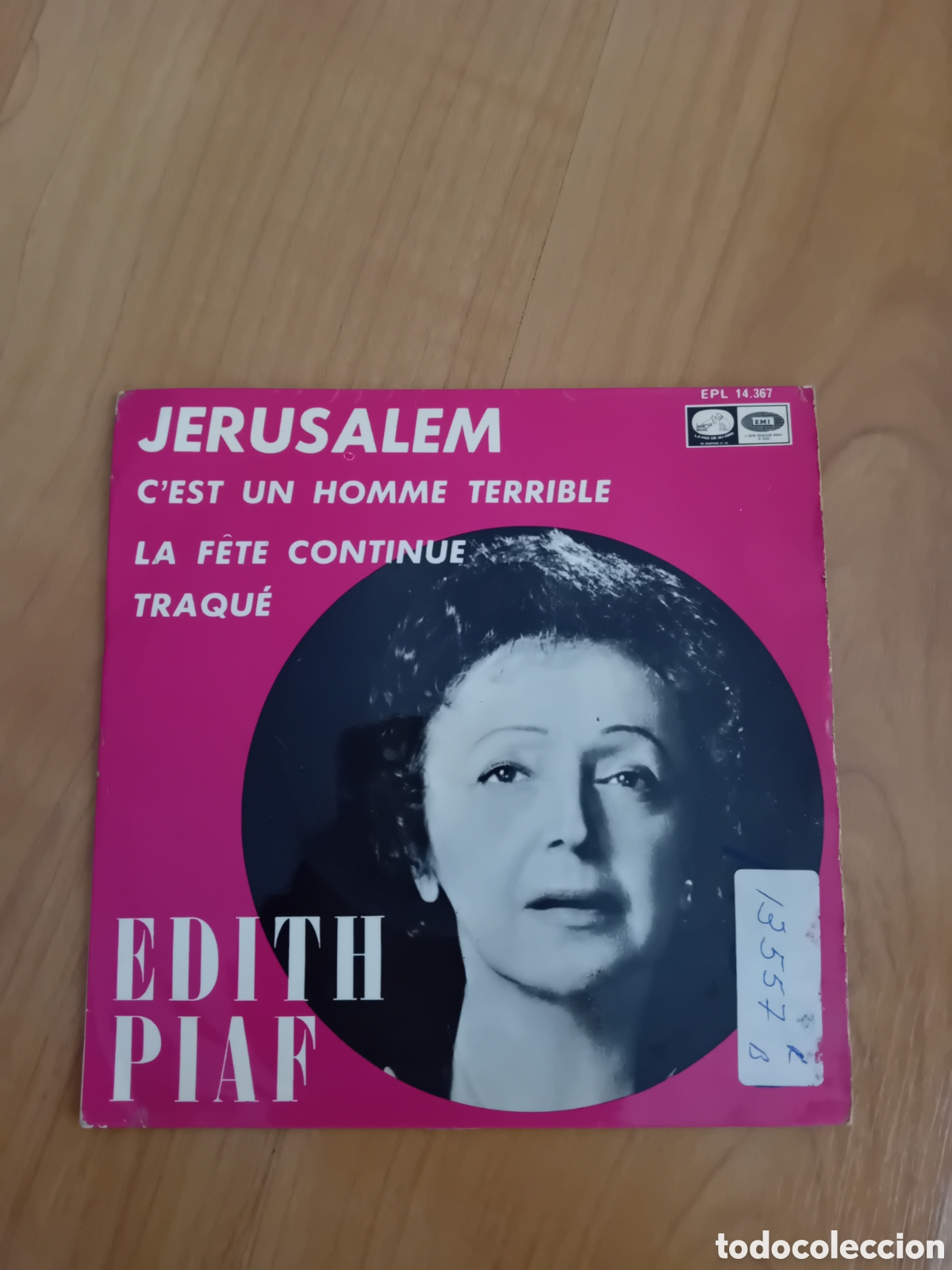 Discos de vinilo: EDITH PIAF. JERUSALEM - Foto 1
