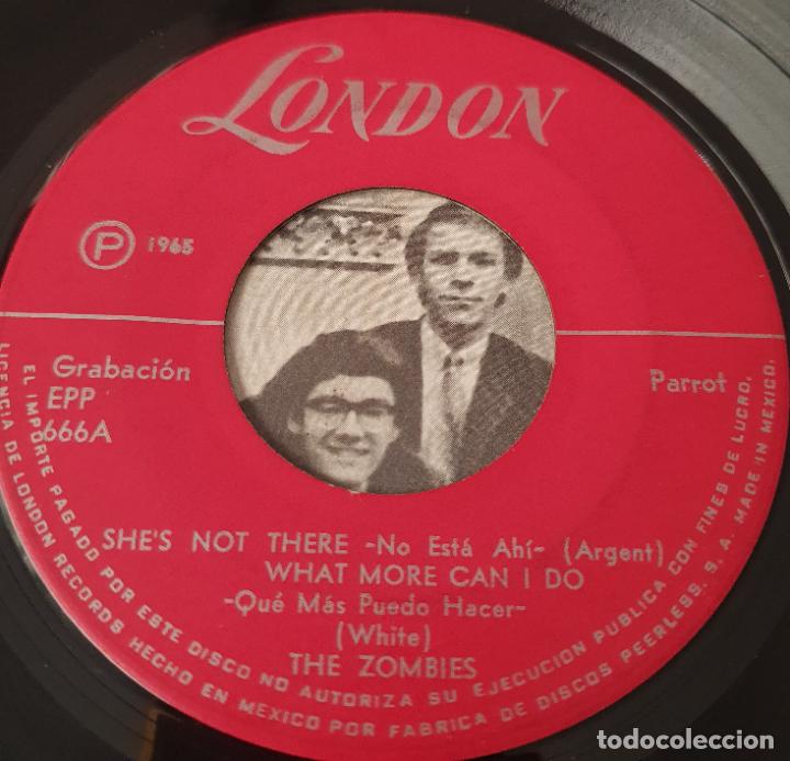 Discos de vinilo: ZOMBIES - EP MEXICO 1965 - SHES NOT THERE - PEERLESS EPP-666 - Foto 2