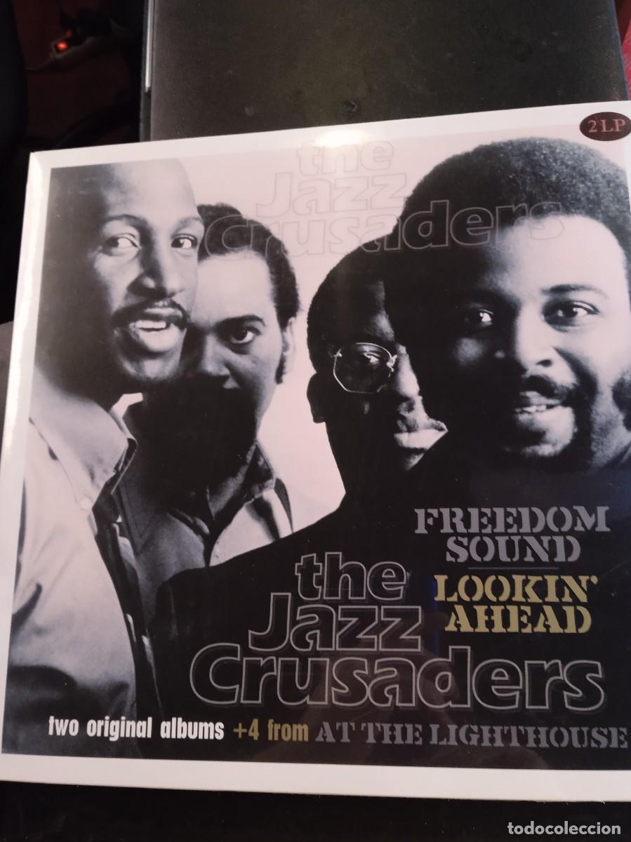 Disques de vinyle: THE JAZZ CRUSADERS- FREEDOM SOUND/ LOOKIN&acute;AHEAD, LP DOBLE.