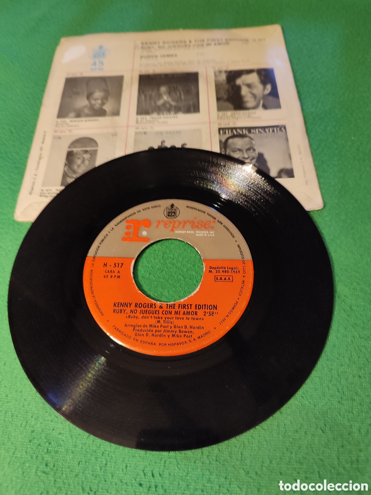 Discos de vinilo: Kenny Rogers & The First Edition - Ruby no juegues... - Foto 2