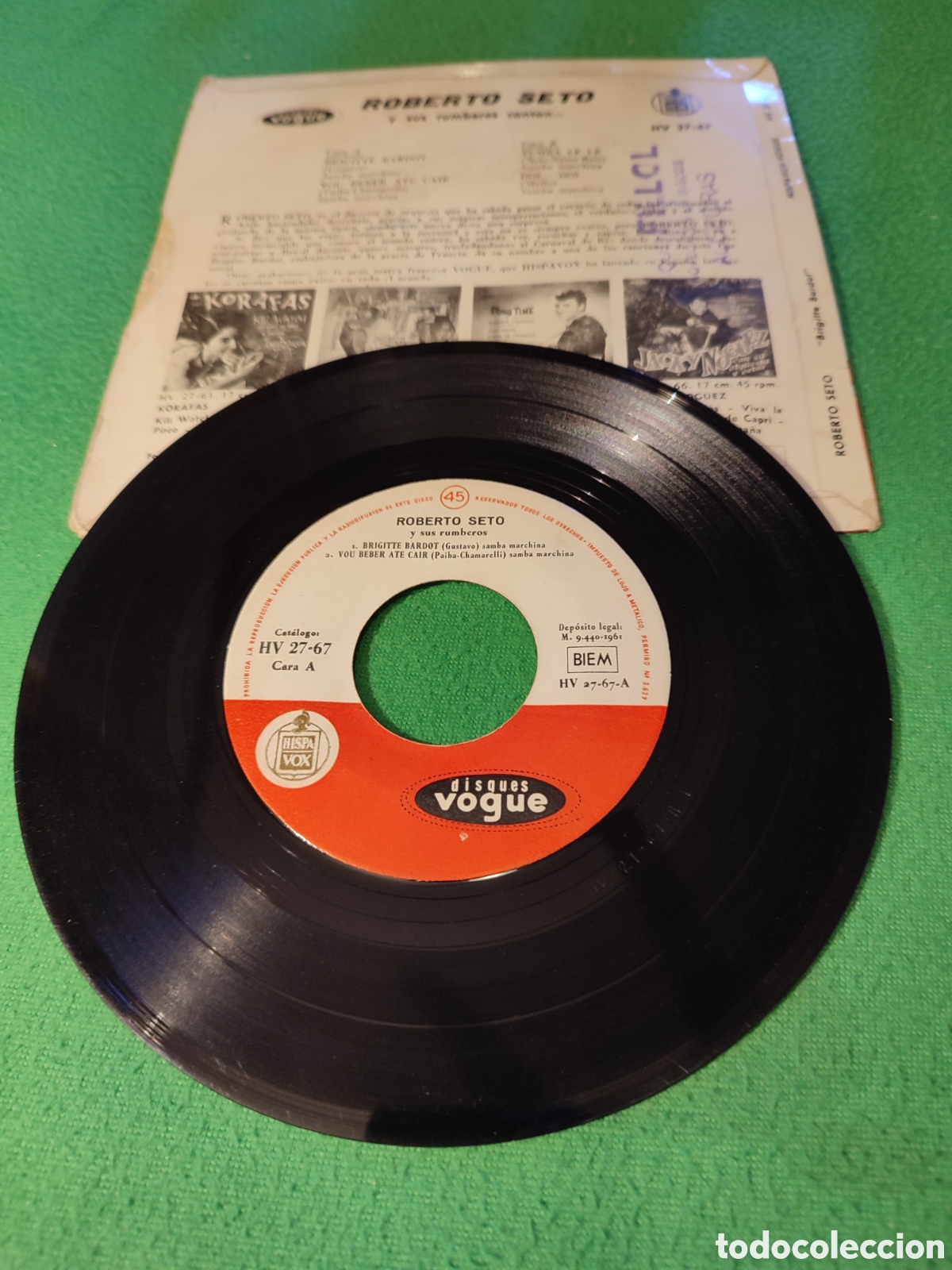 Discos de vinilo: Roberto Seto y sus rumberos - Brigitte Bardot+ 3 - Foto 2