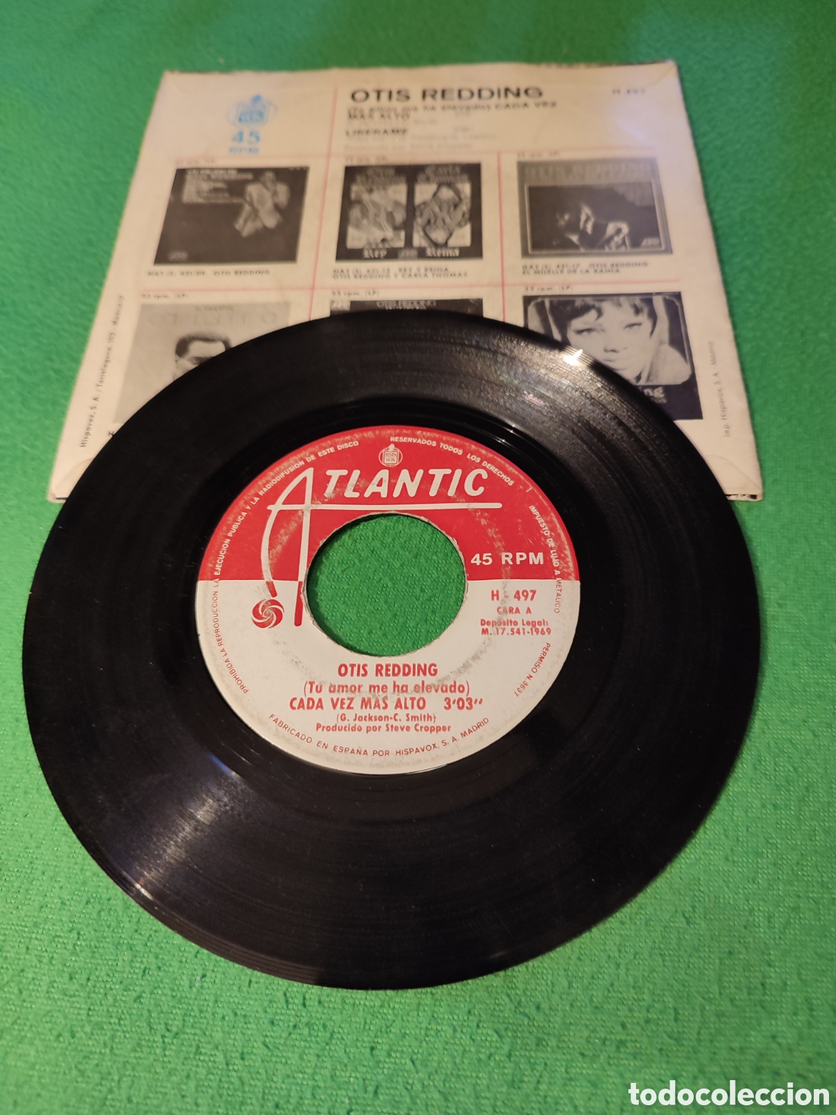 Discos de vinilo: Otis Redding - Cada vez m&aacute;s alto - Foto 2