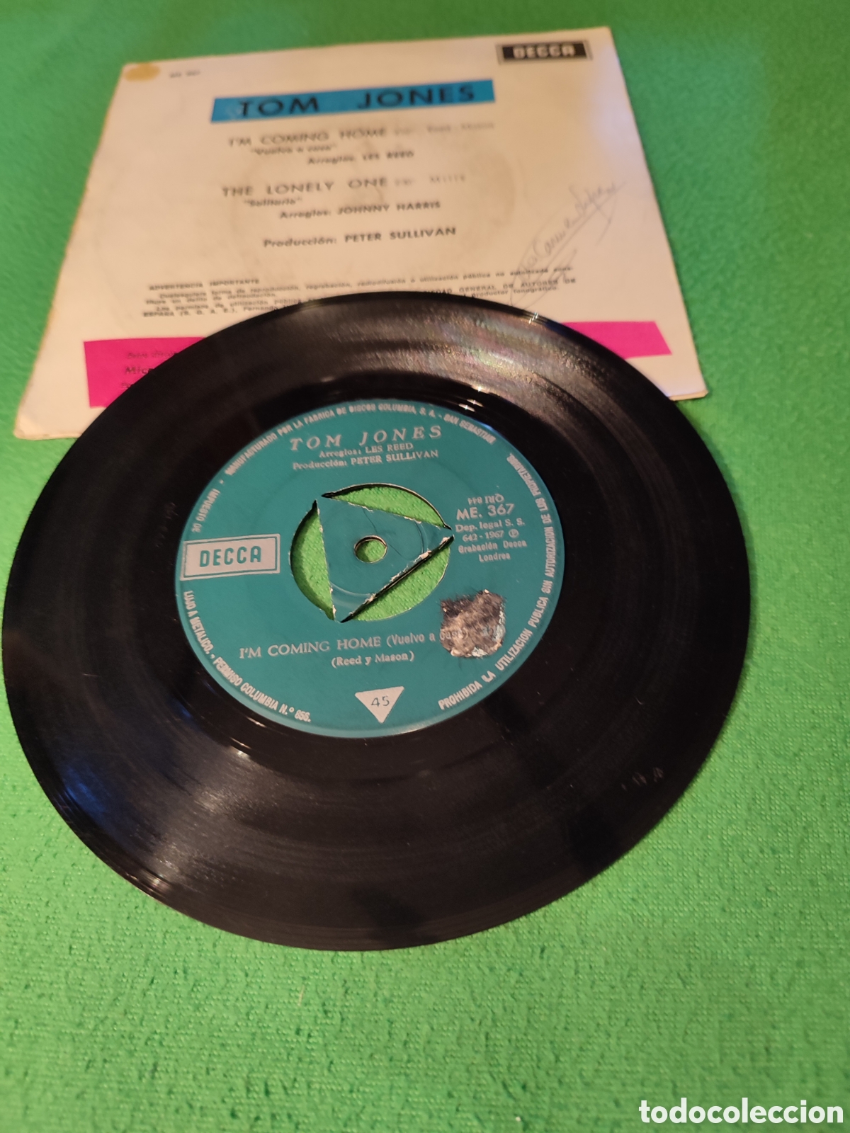 Discos de vinilo: Tom Jones - Im coming home - Foto 2
