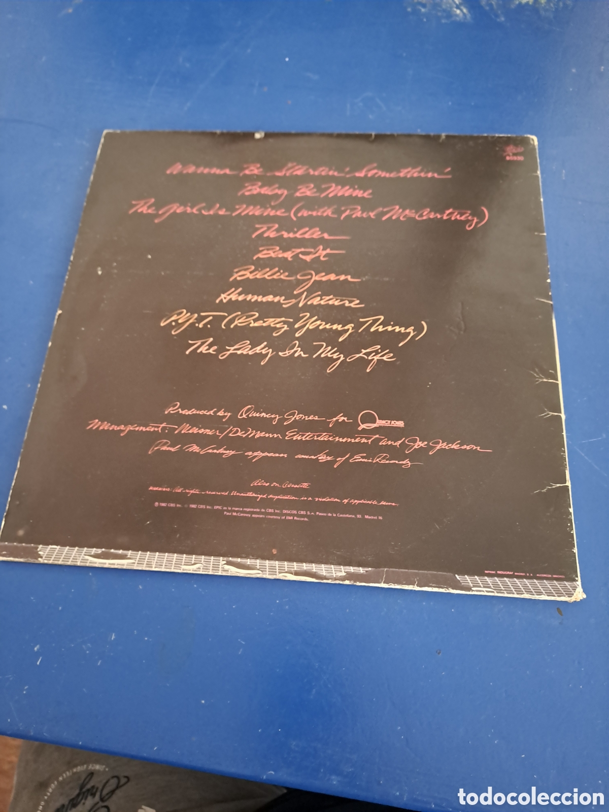 Discos de vinilo: Michael Jackson, Thriller, EPC 85930 / Vinilo - Foto 4
