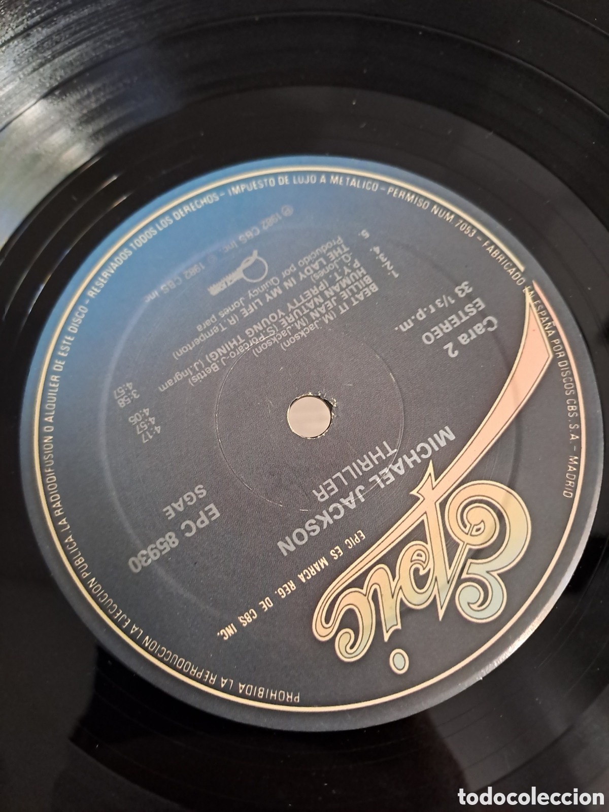 Discos de vinilo: Michael Jackson, Thriller, EPC 85930 / Vinilo - Foto 9