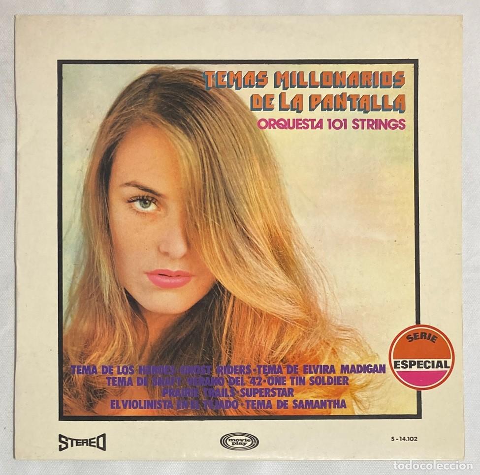 Discos de vinilo: TEMAS MILLONARIOS DE LA PANTALLA. ORQUESTA 101 STRINGS (075VIN) - Foto 1