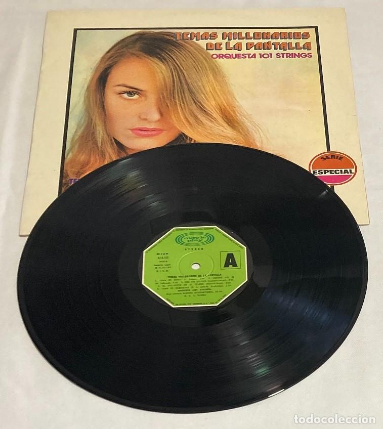 Discos de vinilo: TEMAS MILLONARIOS DE LA PANTALLA. ORQUESTA 101 STRINGS (075VIN) - Foto 3