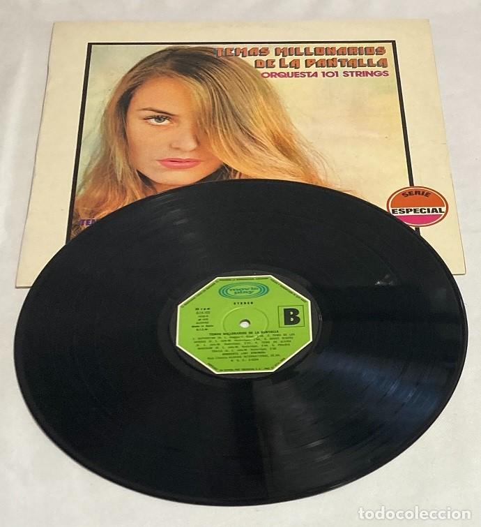 Discos de vinilo: TEMAS MILLONARIOS DE LA PANTALLA. ORQUESTA 101 STRINGS (075VIN) - Foto 4