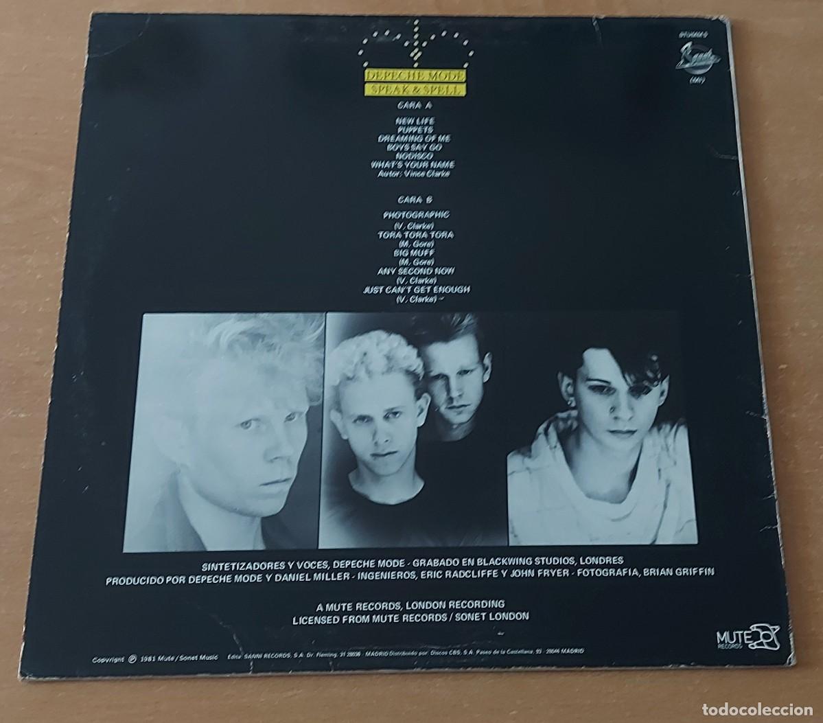 Discos de vinilo: 2 LP DEPECHE MODE SPEAK SPELL + A BROKEN FRAME RCA ESPA&Ntilde;A 1982 86 - Foto 3