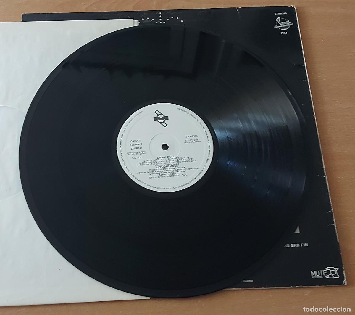 Discos de vinilo: 2 LP DEPECHE MODE SPEAK SPELL + A BROKEN FRAME RCA ESPA&Ntilde;A 1982 86 - Foto 6