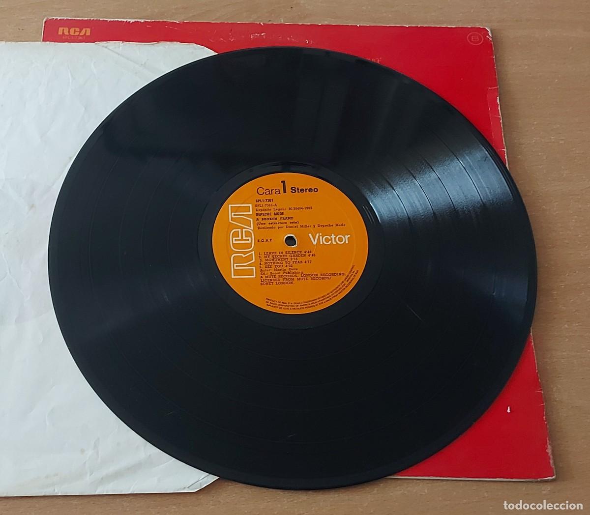 Discos de vinilo: 2 LP DEPECHE MODE SPEAK SPELL + A BROKEN FRAME RCA ESPA&Ntilde;A 1982 86 - Foto 10
