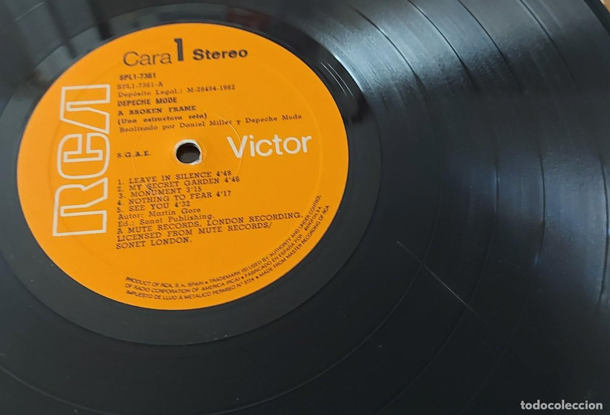 Discos de vinilo: 2 LP DEPECHE MODE SPEAK SPELL + A BROKEN FRAME RCA ESPA&Ntilde;A 1982 86 - Foto 11