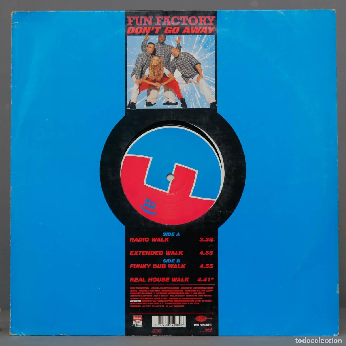 Discos de vinilo: MAXI-SINGLE. FUN FACTORY. DON&acute;T GO AWAY - Foto 1