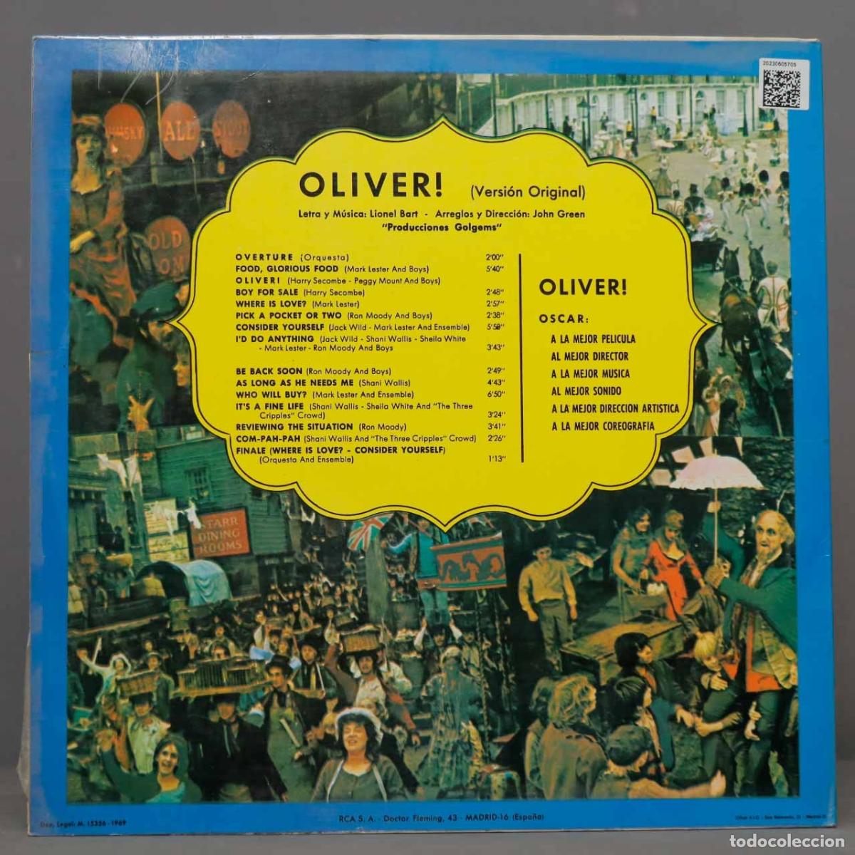 Discos de vinilo: LP. Lionel Bart &ndash; Oliver! (Versi&oacute;n Original) - Foto 2