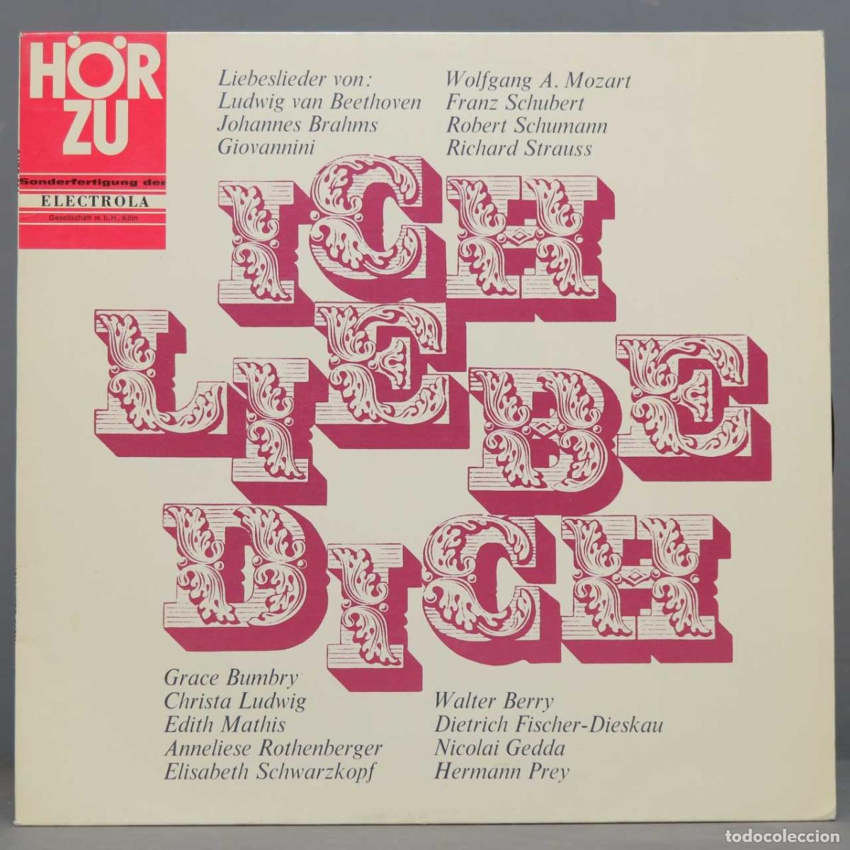 Discos de vinilo: LP. ICH LIEBE DICH - Foto 1