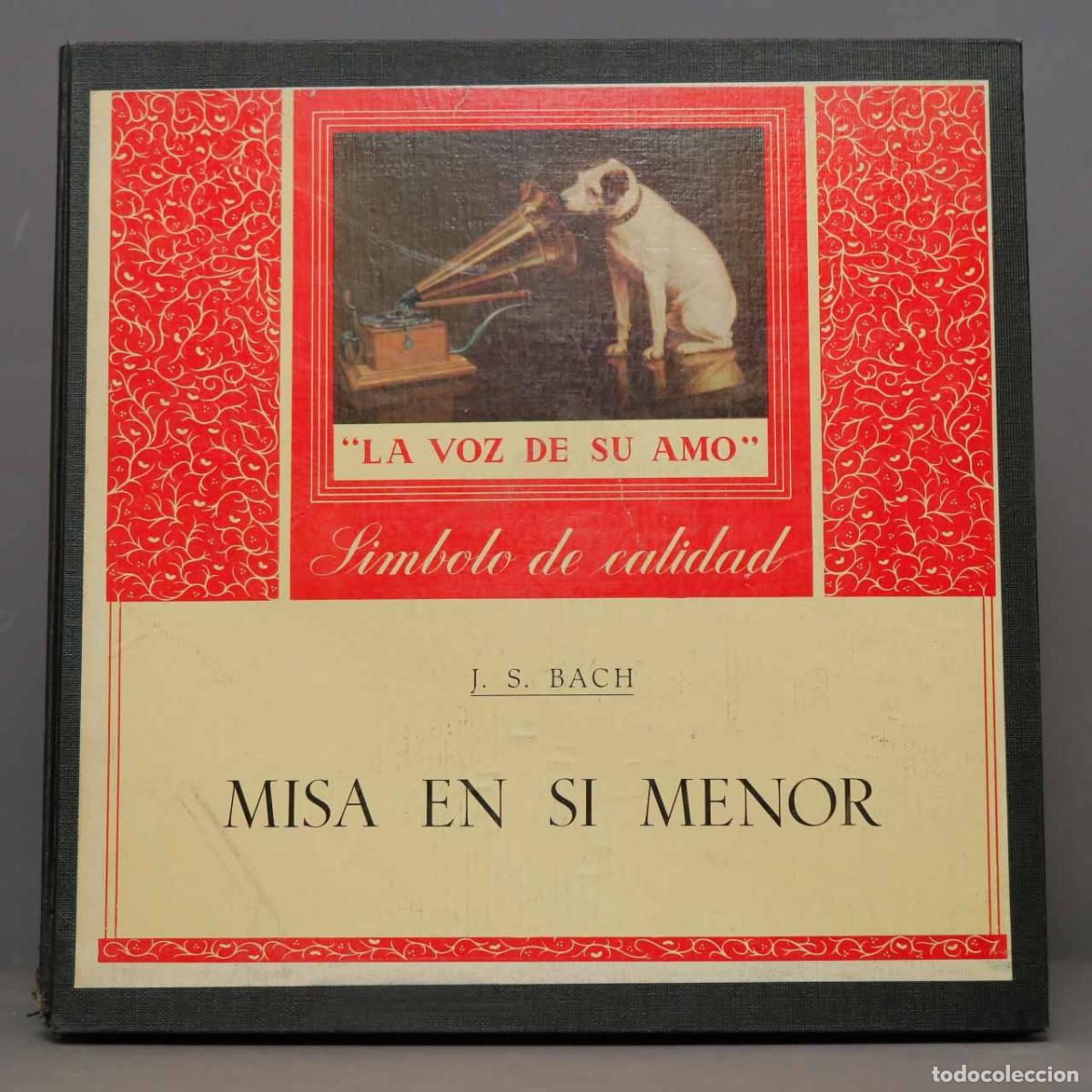 Discos de vinilo: CAJA LP. MISA EN SI MENOR. BACH - Foto 1