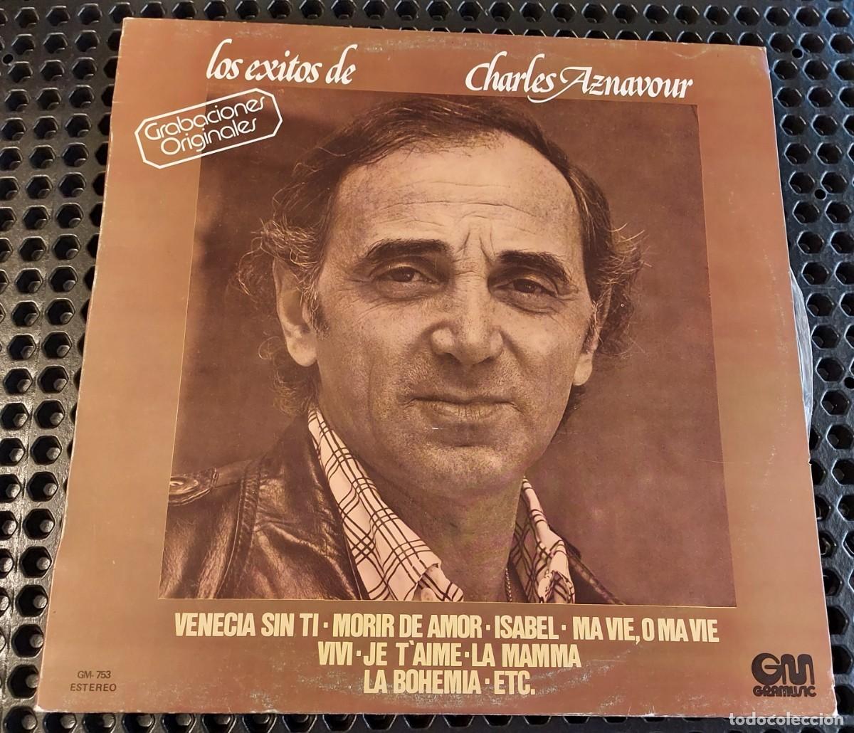Discos de vinilo: CHARLES AZNAVOUR - LOS EXITOS - LP GRAMUSIC 1978 - Foto 1