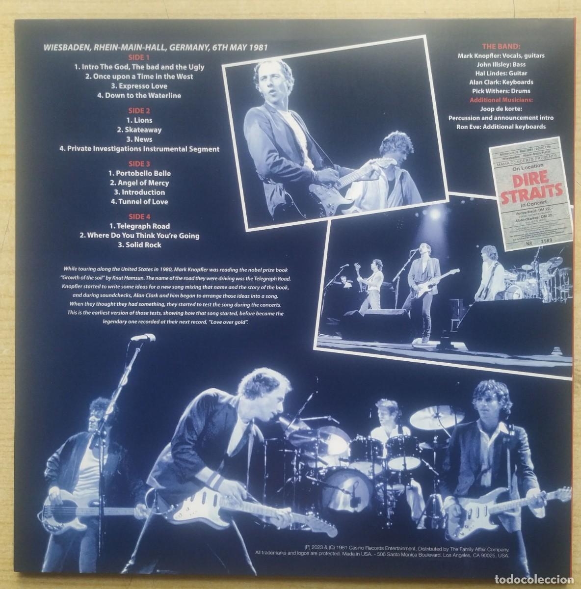 dire straits ”testing telegraph road” 2-lp alem - Acquista Dischi LP di pop  - rock - new wave internazionale degli '80 su todocoleccion