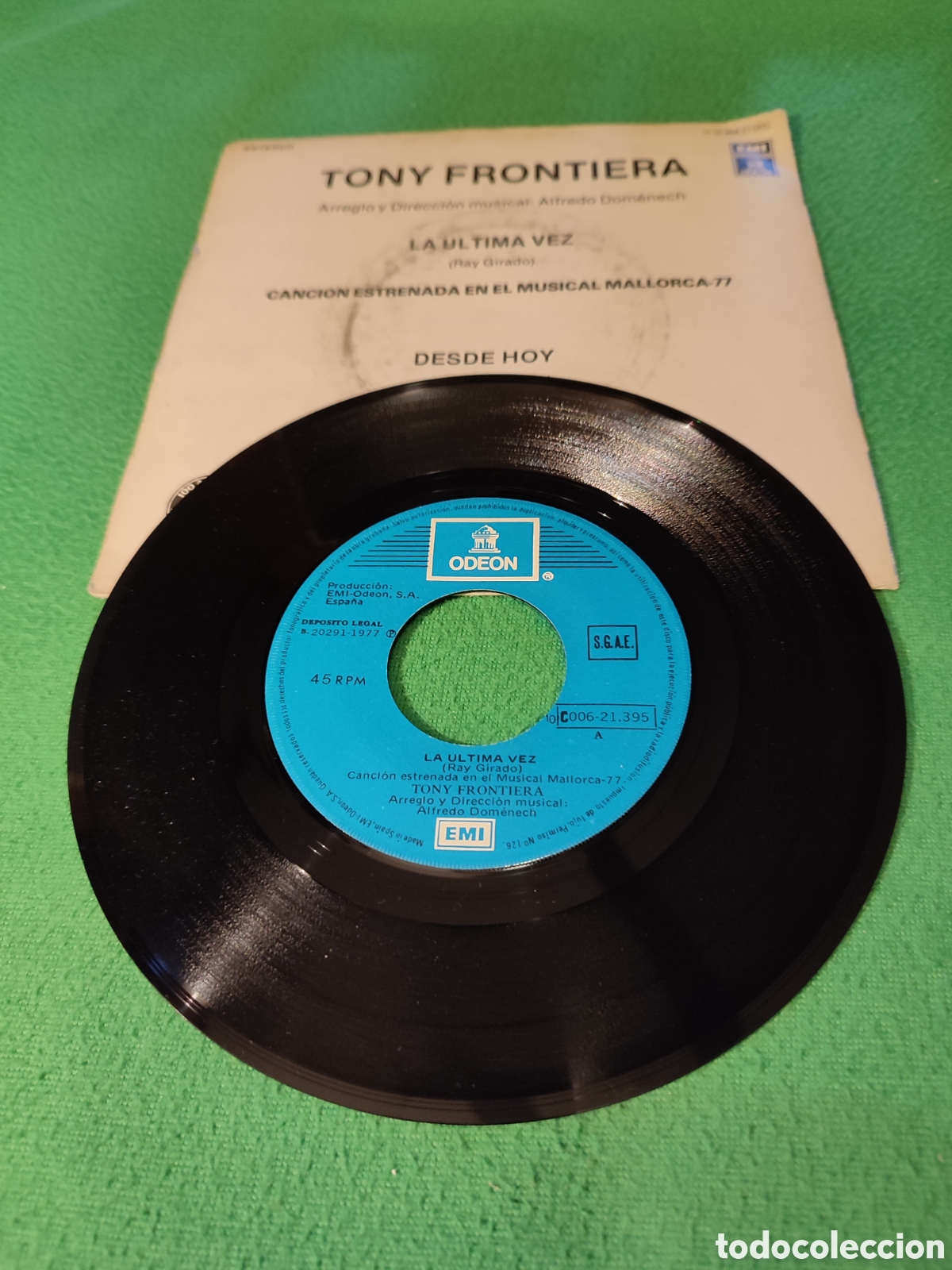 Discos de vinilo: Tony Frontiera - La &uacute;ltima vez - Foto 2