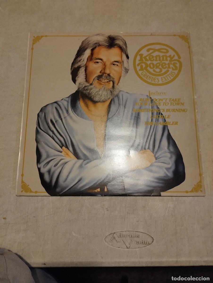 Discos de vinilo: Kenny Rogers LP Grandes &Eacute;xitos Esp.1979 - Foto 1