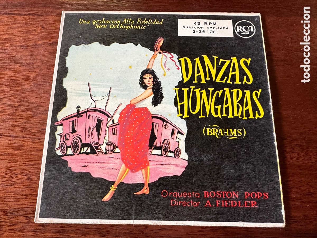 Discos de vinilo: ORQUESTA BOSTON POPS - DANZAS HUNGARAS ( BRAHMS ) RCA - Foto 7