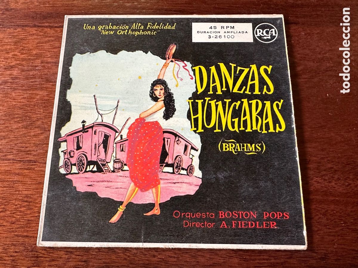 Discos de vinilo: ORQUESTA BOSTON POPS - DANZAS HUNGARAS ( BRAHMS ) RCA - Foto 1