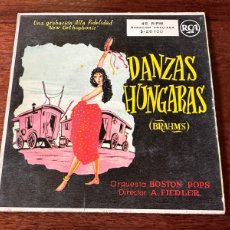 Discos de vinilo: ORQUESTA BOSTON POPS - DANZAS HUNGARAS ( BRAHMS ) RCA