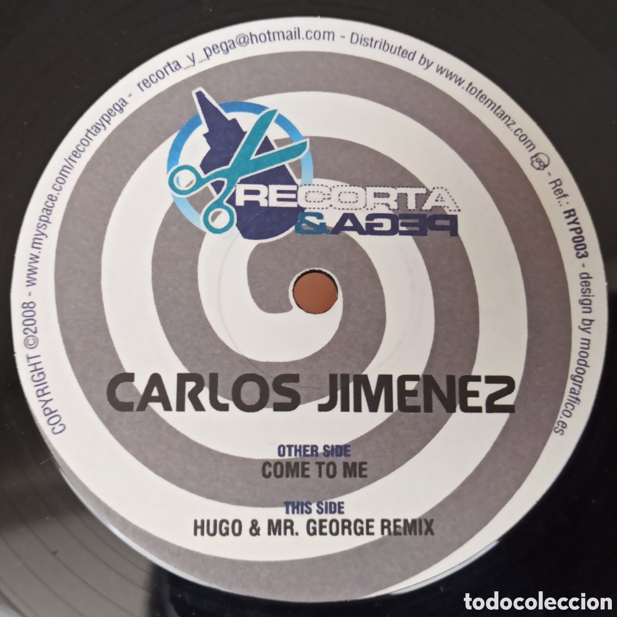 Discos de vinilo: Carlos Jimenez - Come To Me (12&rdquo;) ) - Foto 1