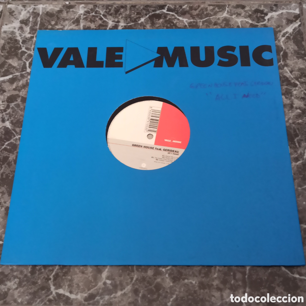 Discos de vinilo: Green House Feat. Gerideau - All I Need (12&rdquo;) - Foto 1
