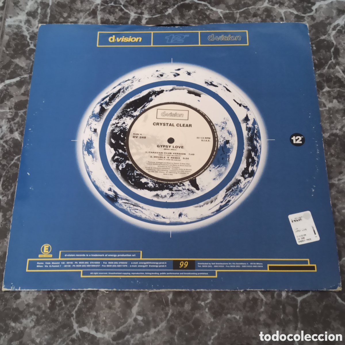Discos de vinilo: Crystal Clear - Gypsy Love (12&rdquo;) - Foto 1
