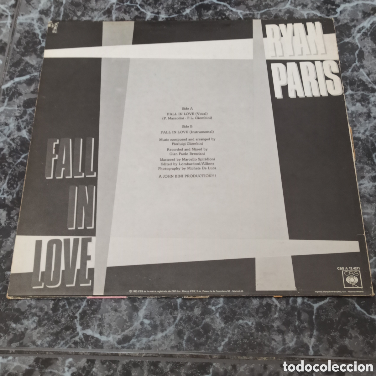 Discos de vinilo: Ryan Paris - Fall In Love (12&rdquo;, Maxi) - Foto 2