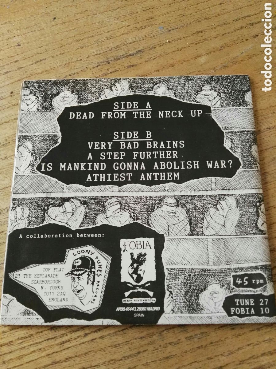 Discos de vinilo: Lote Active minds punk hardcore 2 flexidisc - Foto 4