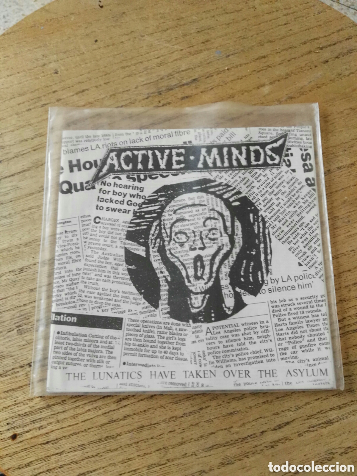 Discos de vinilo: Lote Active minds punk hardcore 2 flexidisc - Foto 1