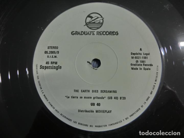 Discos de vinilo: UB40 - THE EARTH DIES SCREAMING - Foto 3